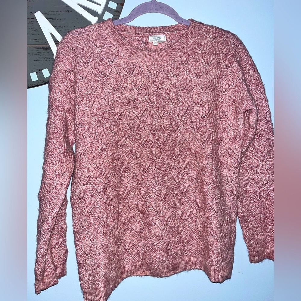 Fat Face soft pink pullover sweater size 6